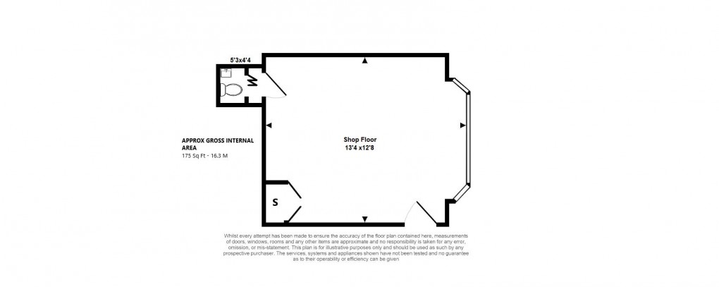 Floorplan for Station Road, Thames Ditton