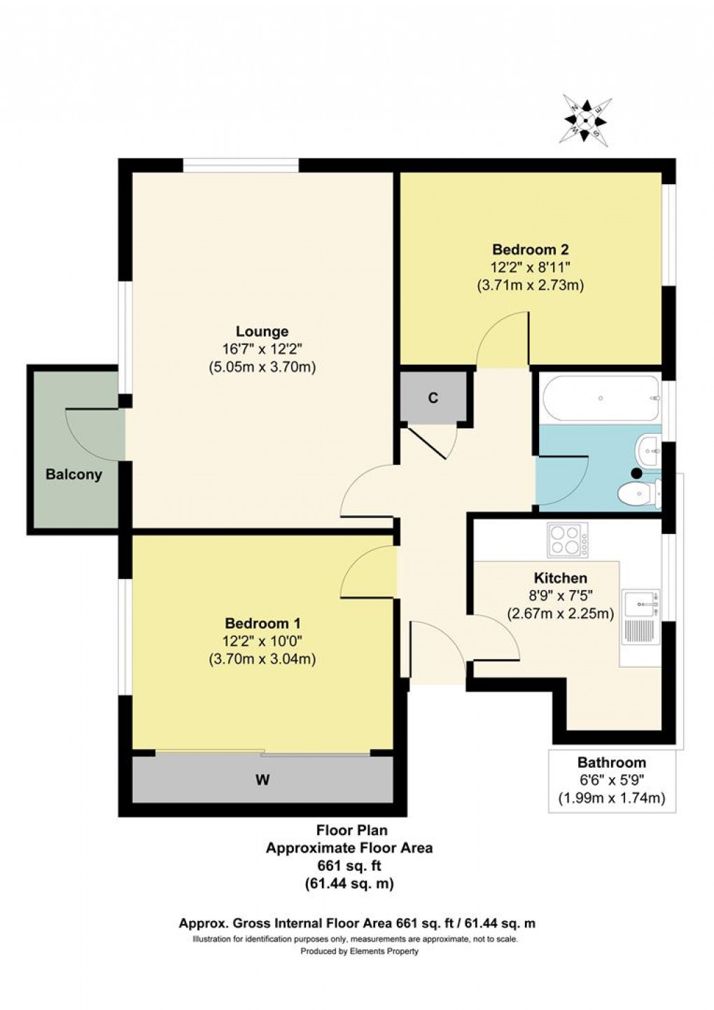 Floorplan for Eastcote Avenue, West Molesey