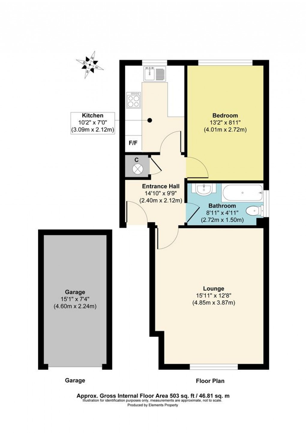 Floorplan for Molesey Avenue, West Molesey