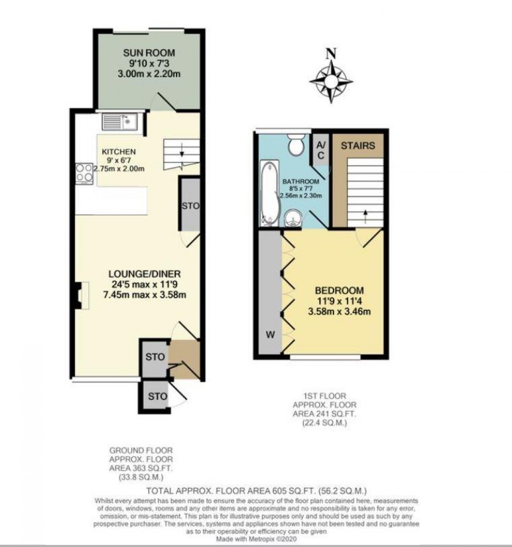 Floorplan for Beauchamp Road, West Molesey