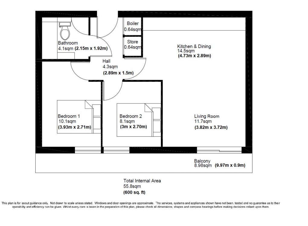 Floorplan for Aits View, Victoria Avenue