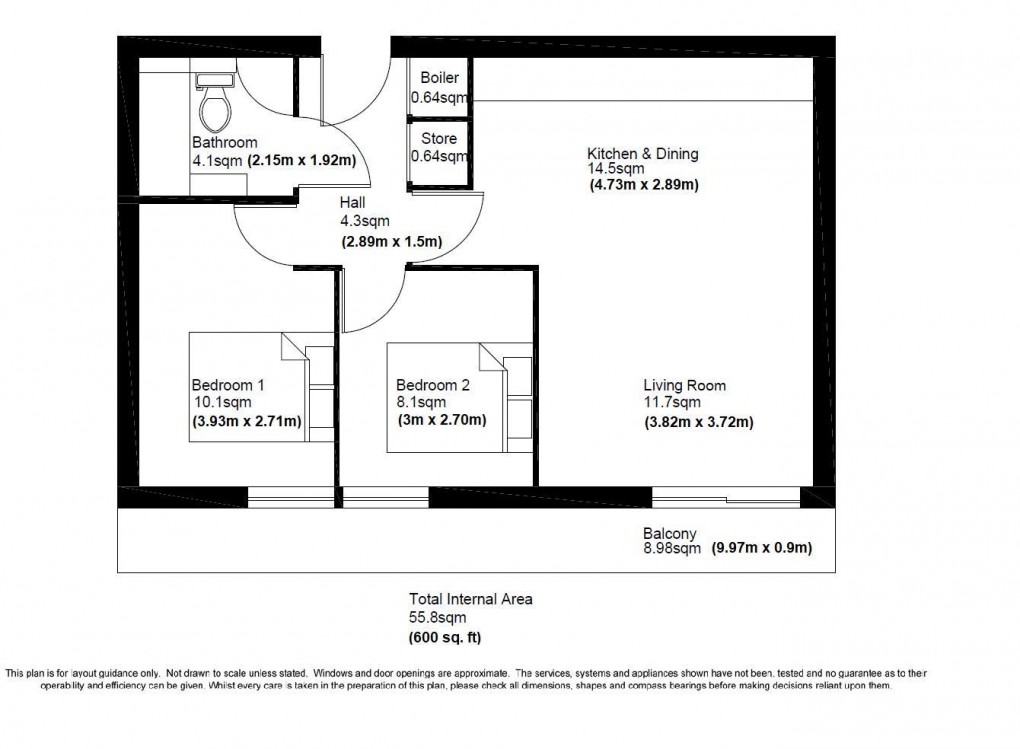 Floorplan for Aits View, Victoria Avenue