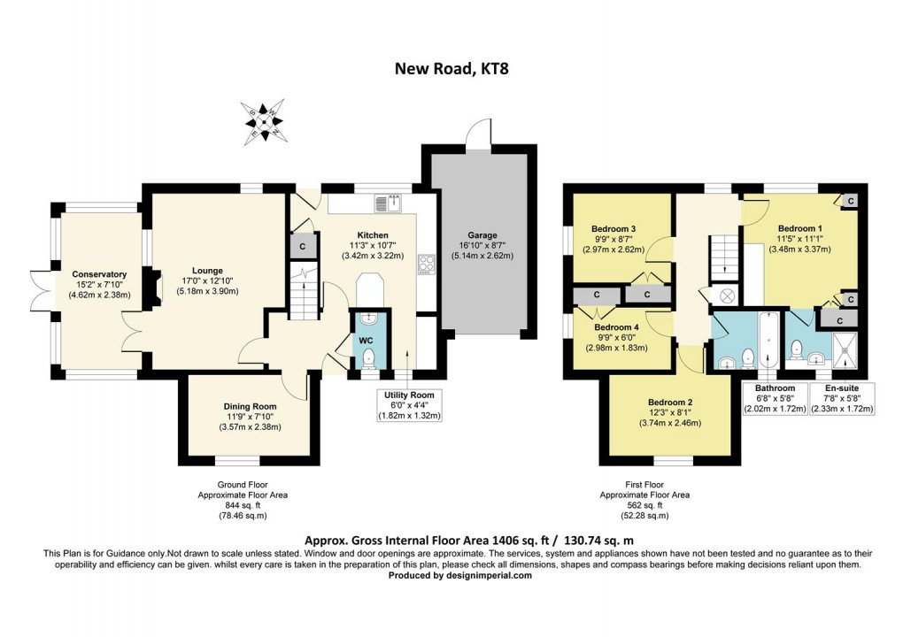 Floorplan for New Road, West Molesey