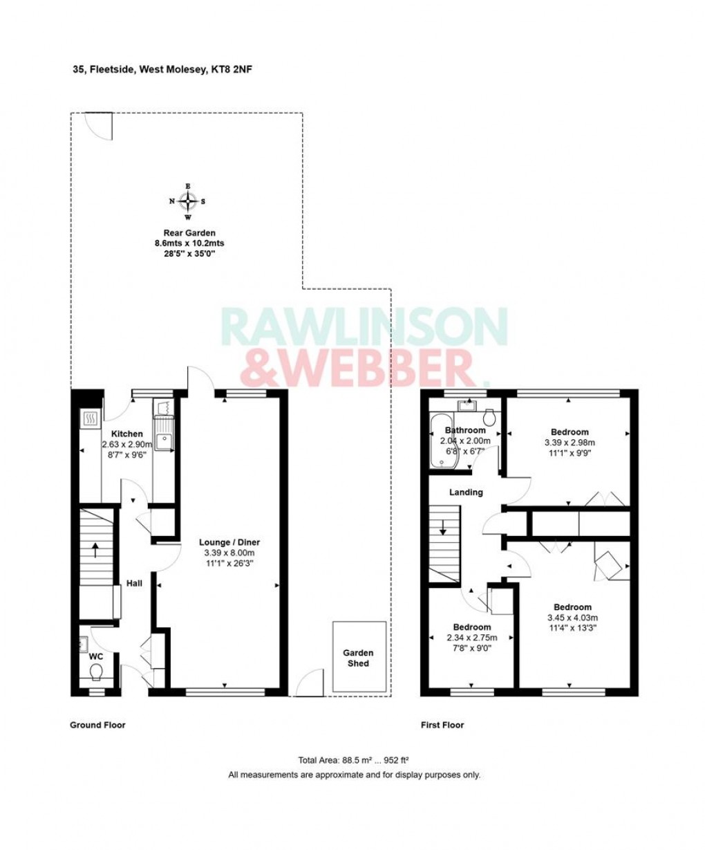 Floorplan for Fleetside, West Molesey