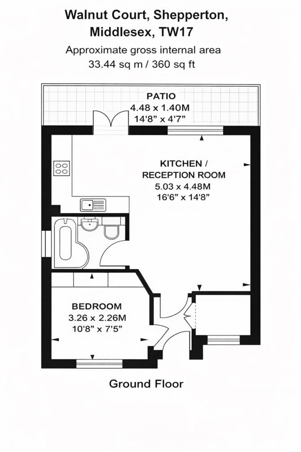 Floorplan for Charlton Road, Shepperton