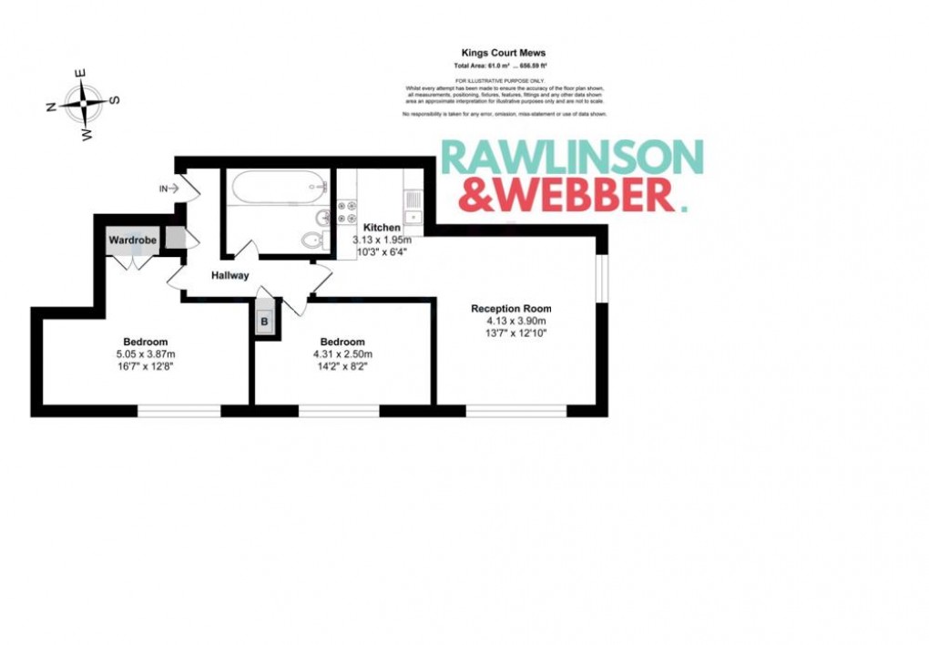 Floorplan for Bridge Road, Est Molesey