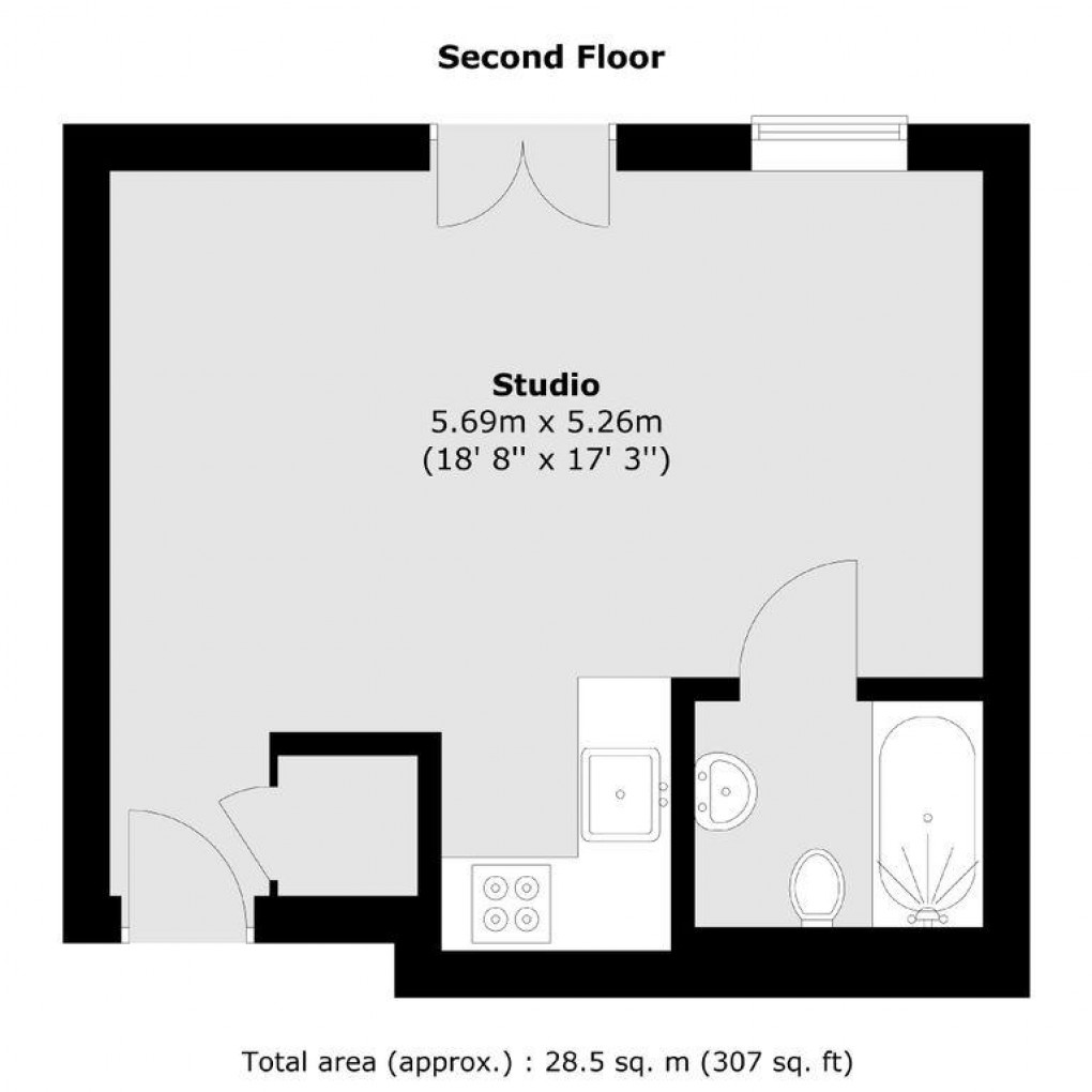 Floorplan for Bridge Road, East Molesey