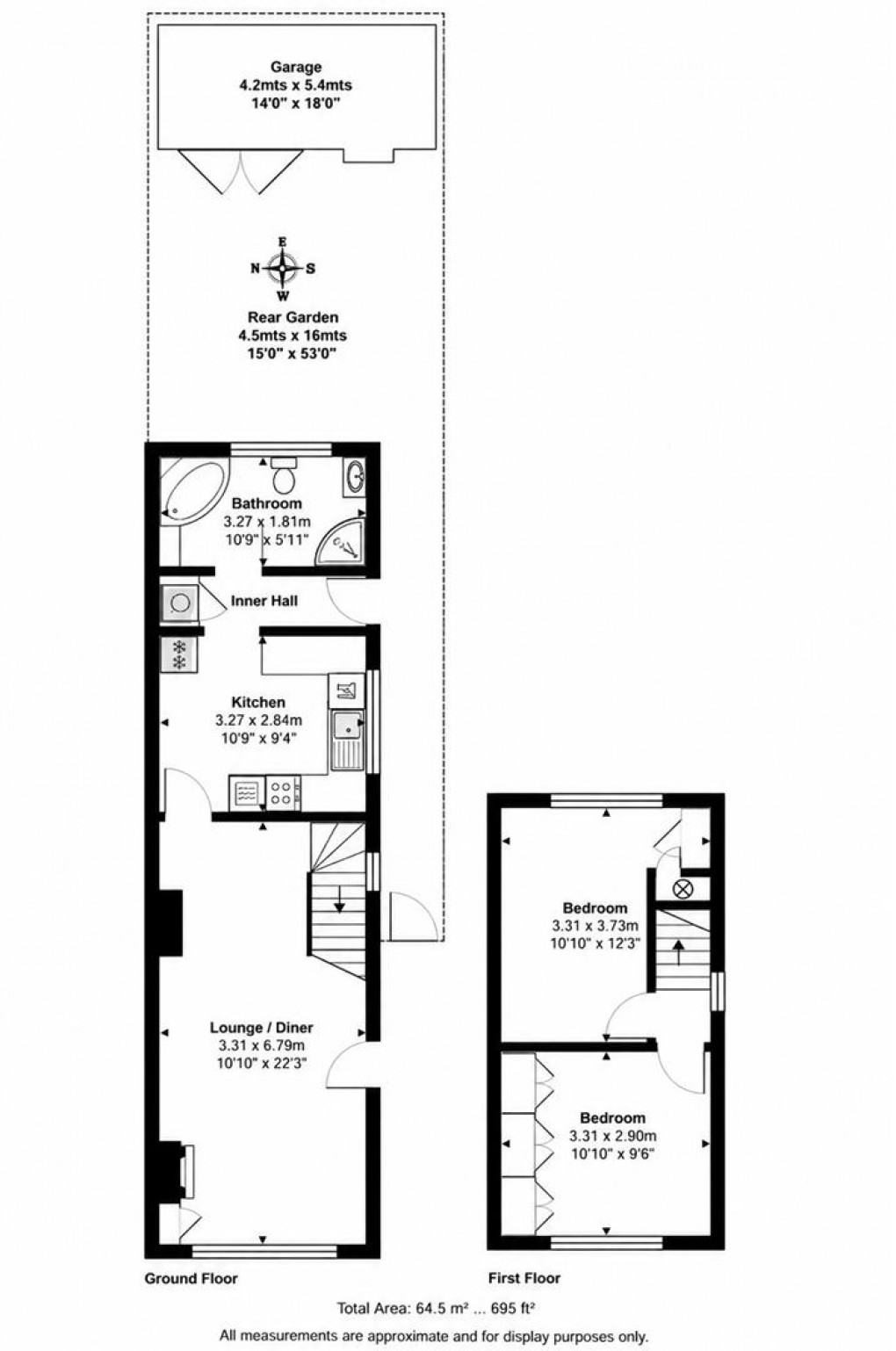 Floorplan for Spreighton Road, West Molesey