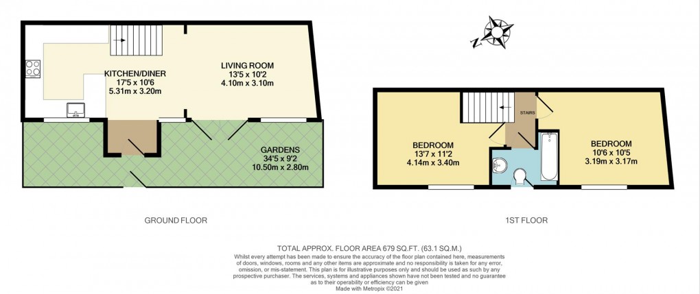 Floorplan for West Molesey, Surrey