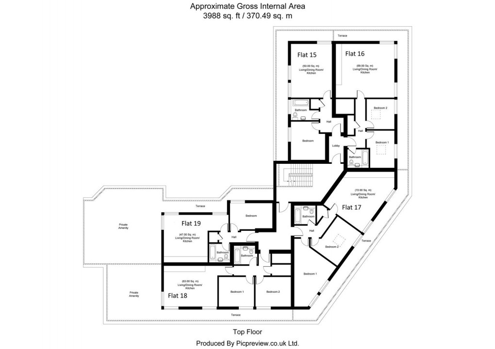Floorplan for Molesey Road, West Molesey